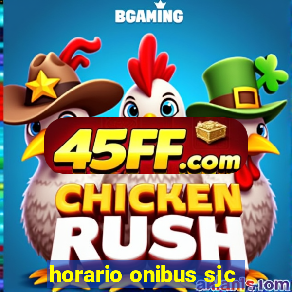 horario onibus sjc
